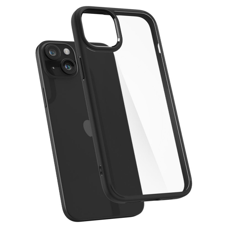 Spigen Ultra Hybrid-hoesje voor Apple iPhone 15, mat zwart