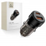 Tech-Protect CC03 2-poorts autolader USB-A / USB-C, PD 75W, zwart