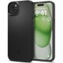 Spigen Thin Fit-hoesje voor Apple iPhone 15 Plus / 14 Plus, zwart