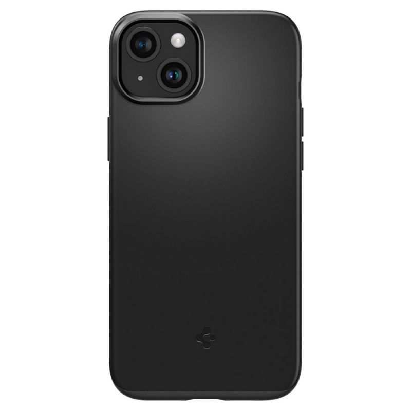 Spigen Thin Fit-hoesje voor Apple iPhone 15 Plus / 14 Plus, zwart