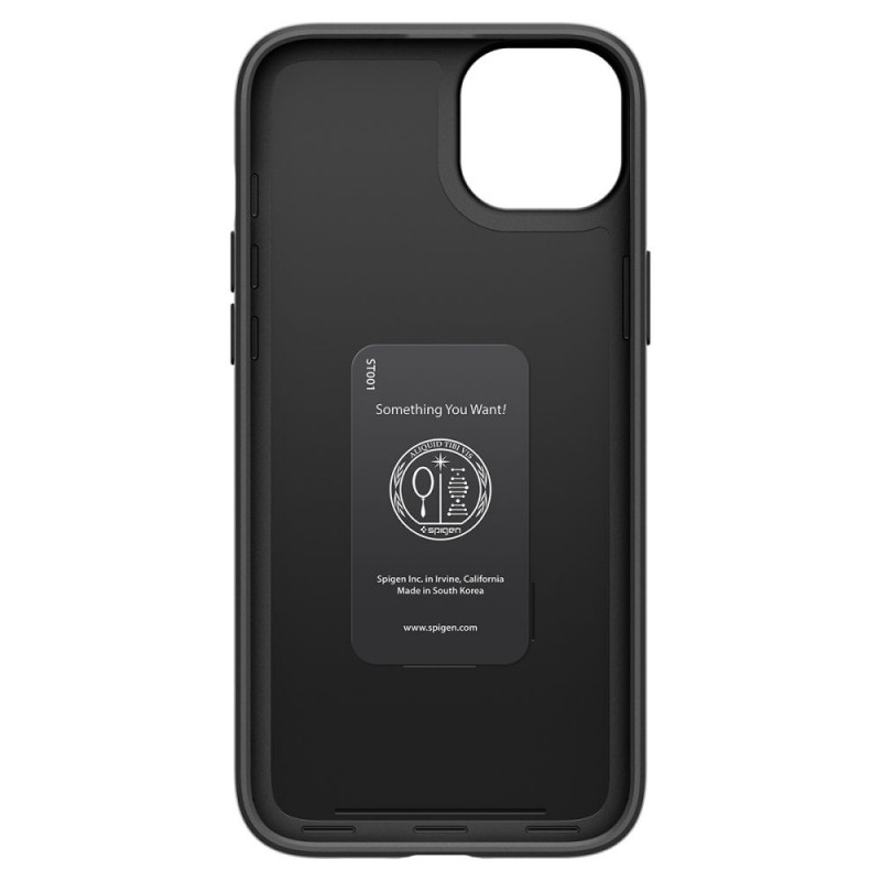 Spigen Thin Fit-hoesje voor Apple iPhone 15 Plus / 14 Plus, zwart