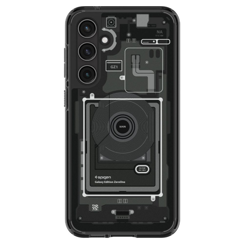 Spigen Ultra Hybrid hoesje voor Samsung Galaxy S23 FE, Zero One, donkergrijs
