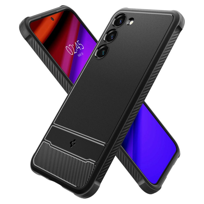 Spigen Rugged Armor-hoesje voor Samsung Galaxy S23, mat zwart