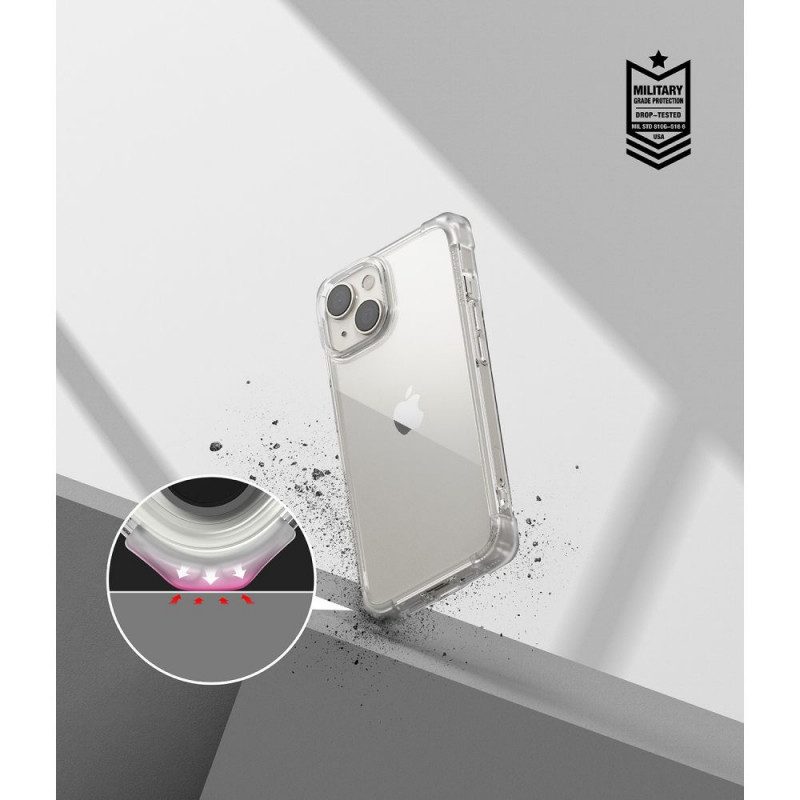 Ringke Fusion Bumper Case voor Apple iPhone 14 Plus / 15 Plus, transparant