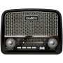 SVEN SRP-555 Radio-luidspreker, zwart-zilver, 3 W, FM/AM/SW, USB, SD/microSD, batterij