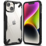 Ringke Fusion-X Design hoesje voor Apple iPhone 14 Plus / 15 Plus, zwart