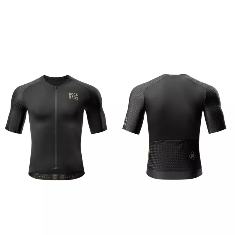 Rockbros YDDX011 Diamond korte mouwen wielrenshirt, maat XL, zwart