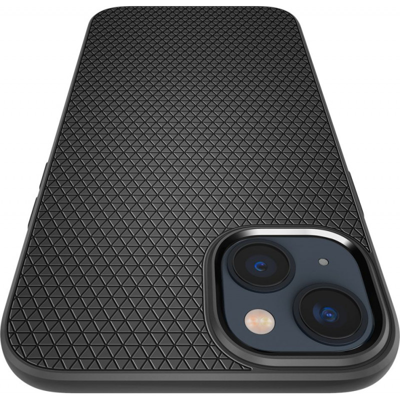 Spigen Liquid Air (ACS05037) hoesje voor Apple iPhone 14, mat zwart