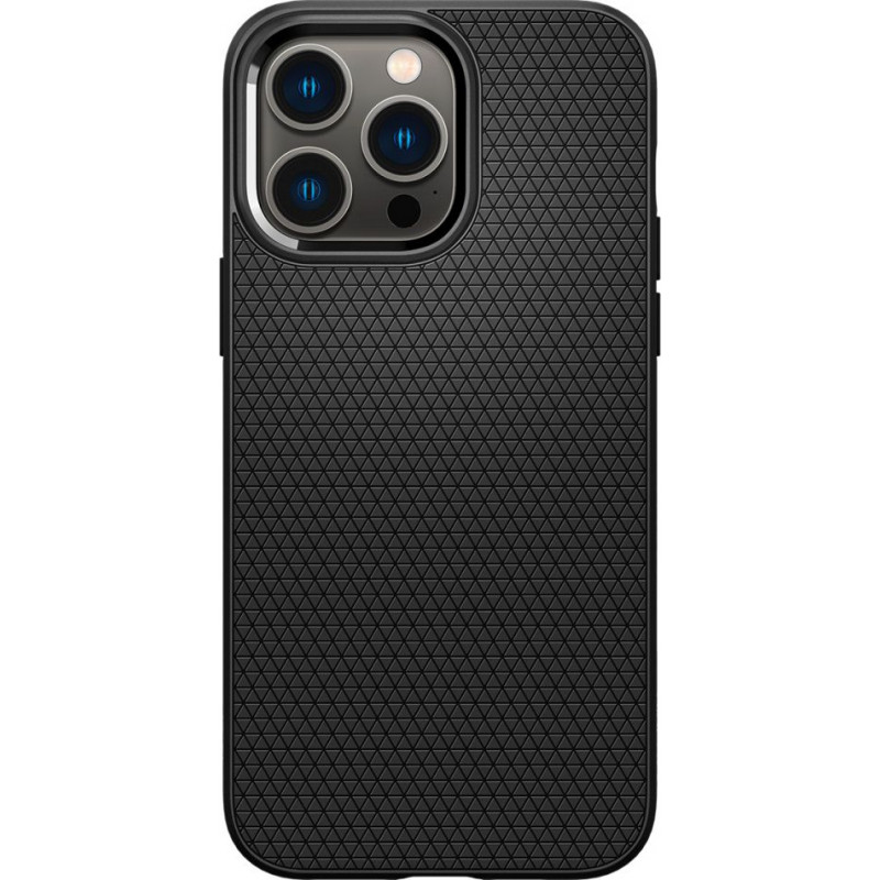 Spigen Liquid Air (ACS04957) hoesje voor Apple iPhone 14 Pro, mat zwart