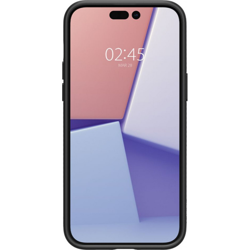 Spigen Liquid Air (ACS04957) hoesje voor Apple iPhone 14 Pro, mat zwart