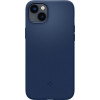 Spigen Silicone Fit Mag (ACS04921) MagSafe-hoesje voor Apple iPhone 14 Plus / 15 Plus, marineblauw