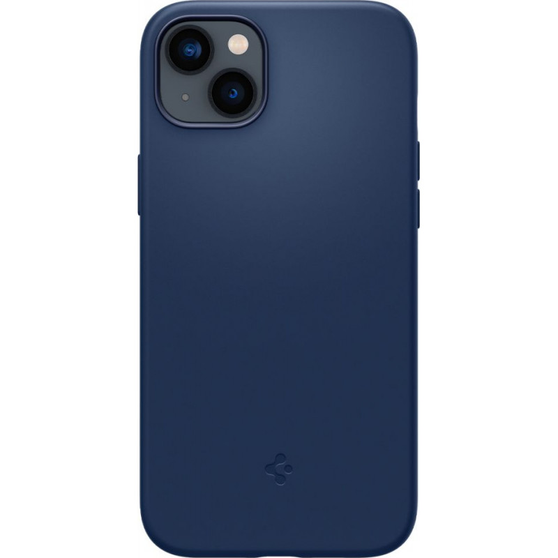 Spigen Silicone Fit Mag (ACS04921) MagSafe-hoesje voor Apple iPhone 14 Plus / 15 Plus, marineblauw