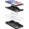 Spigen Silicone Fit Mag (ACS04920) MagSafe-hoesje voor Apple iPhone 14 Plus / 15 Plus, zwart