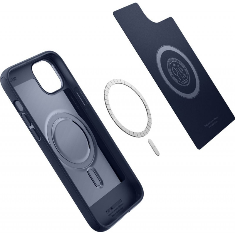Spigen Mag Armor (ACS04919) hoesje voor Apple iPhone 14 Plus / 15 Plus, marineblauw