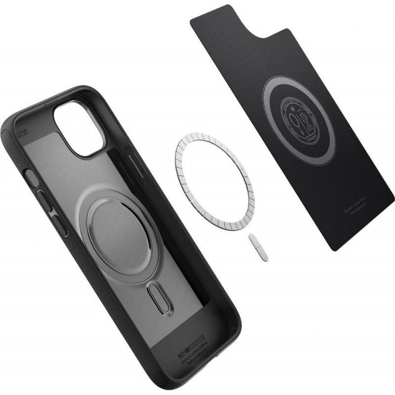 Spigen Mag Armor (ACS04918) hoesje voor Apple iPhone 14 Plus / 15 Plus, mat zwart