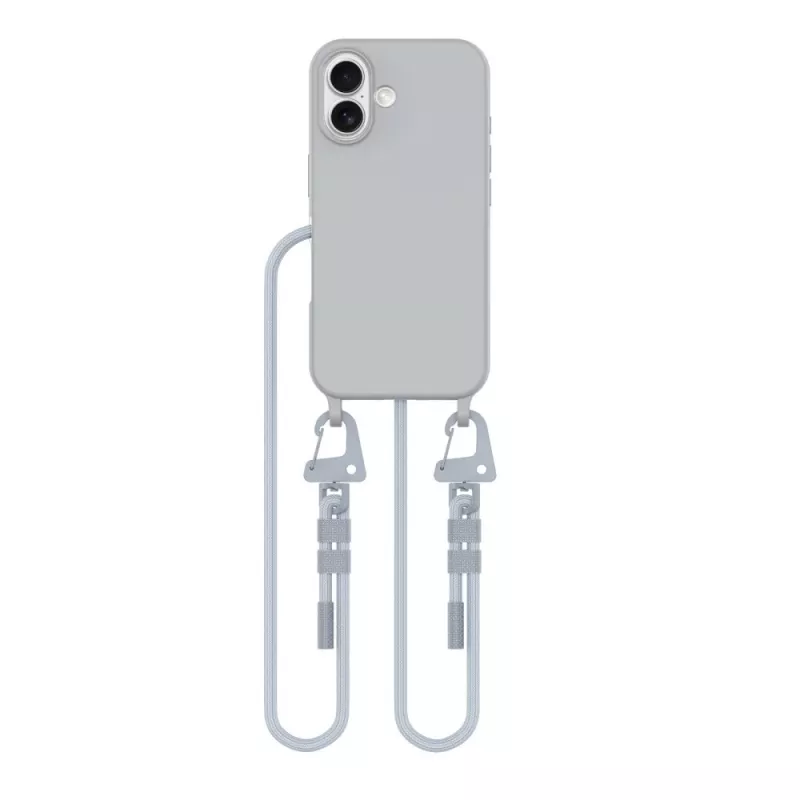 Tech-Protect MagNecklace 26328-0 MagSafe-hoesje voor Apple iPhone 16, grijs