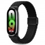 Tech-Protect Nylonmag-band voor Xiaomi Smart Band 8 / 9 / NFC, zwart