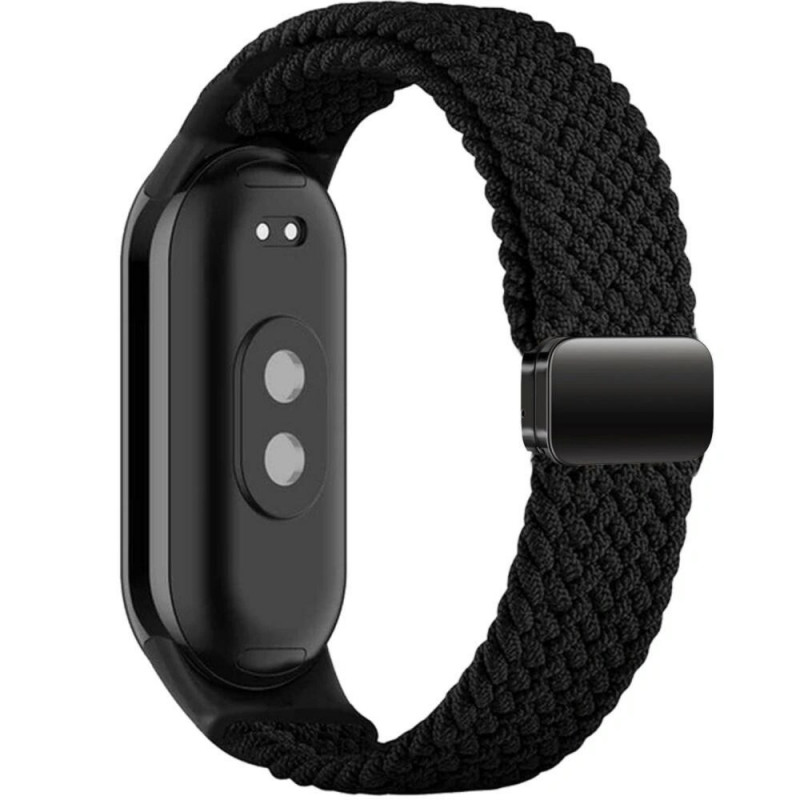 Tech-Protect Nylonmag-band voor Xiaomi Smart Band 8 / 9 / NFC, zwart