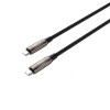Tech-Protect UB10T Ultraboost USB-C / USB-C-kabel PD240W/QC4.0, 200 cm, zwart