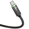 Tech-Protect UB20T Ultraboost USB-C / USB-C-kabel PD100W/5A, 180 cm, zwart