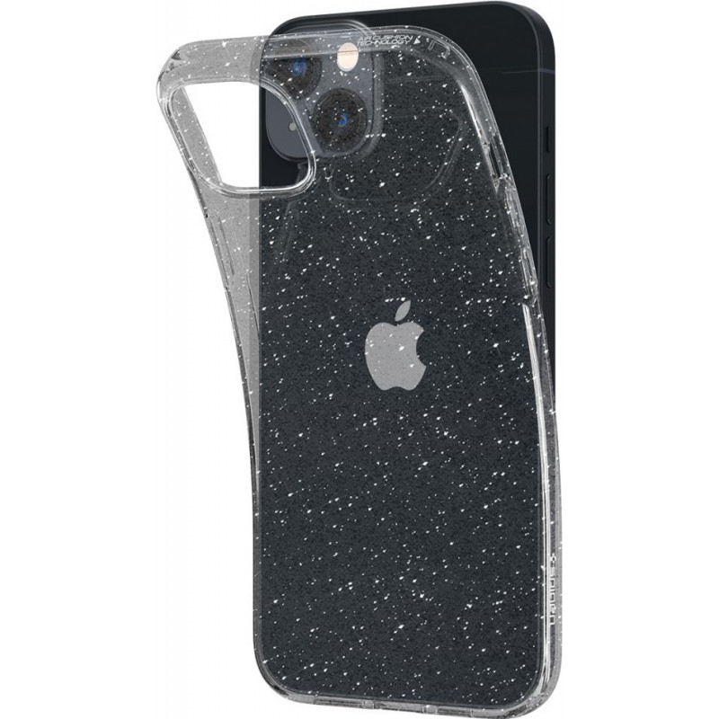 Spigen Liquid Crystal Apple iPhone 14 Plus / 15 Plus-hoesje, Glitter Crystal