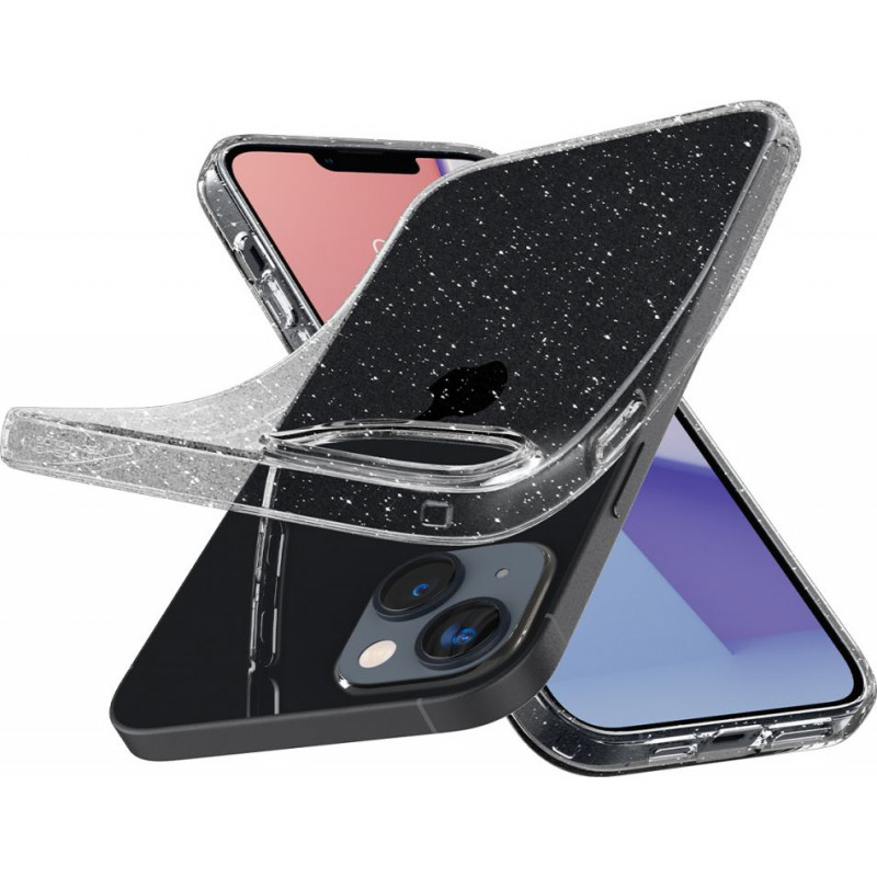 Spigen Liquid Crystal Apple iPhone 14 Plus / 15 Plus-hoesje, Glitter Crystal