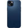Spigen Thin Fit Apple iPhone 14 Plus / 15 Plus hoesje, marineblauw