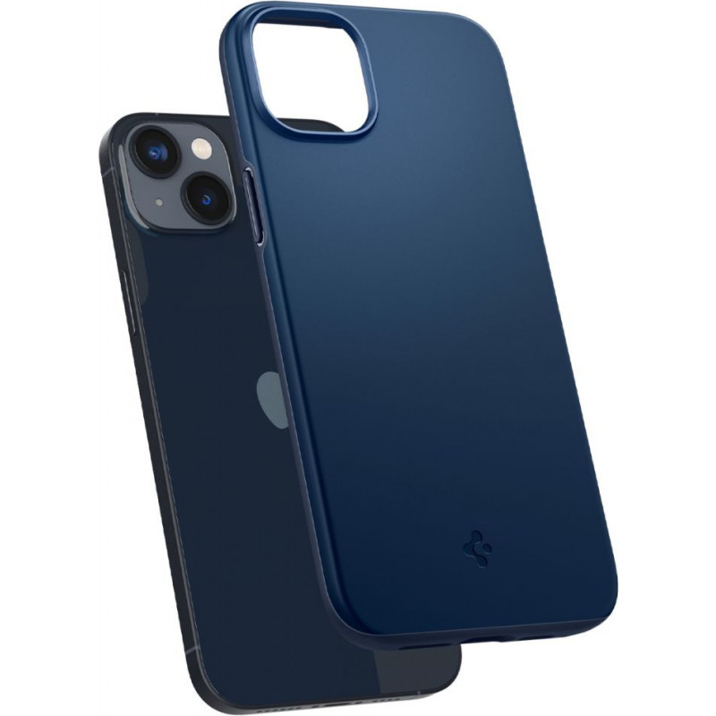 Spigen Thin Fit Apple iPhone 14 Plus / 15 Plus hoesje, marineblauw