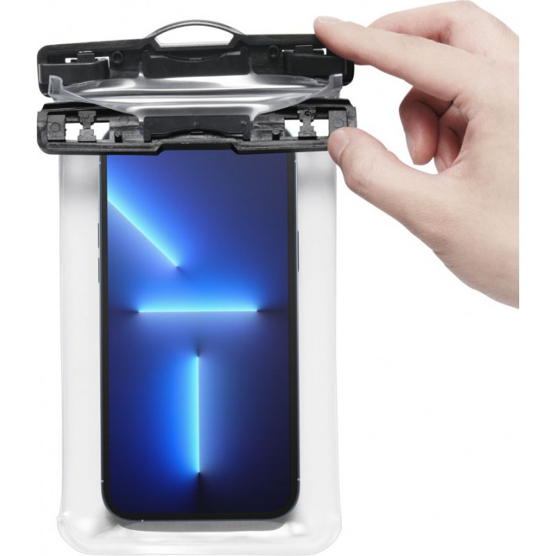 Spigen A601 Aqua Shield universele waterdichte hoes, kristalhelder