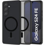 Tech-Protect Magmat MagSafe THP3460 hoesje voor Samsung Galaxy S24 FE, mat zwart