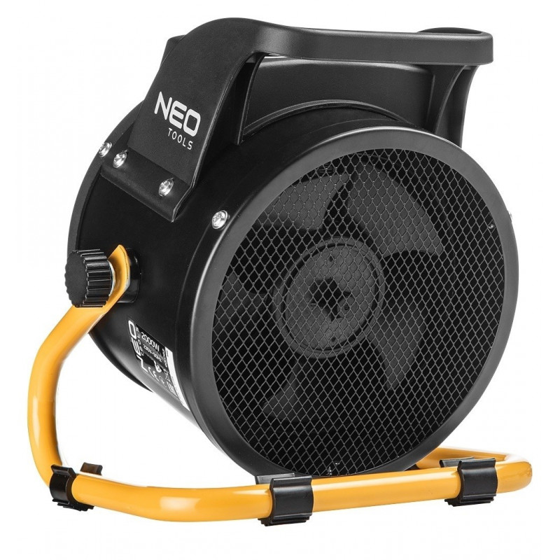 Neo Tools 90-062 elektrische ruimteverwarmer, Ceramic PTC, 2000 W, zwart