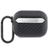 BMW BMAPWMPUCA2 Carbon Double Metal Logo hoesje voor Apple AirPods Pro, zwart
