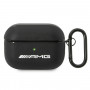 Mercedes-AMG AMAPSLWK Apple AirPods Pro-hoesje AMG Leather Big Logo, zwart