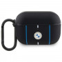 BMW BMAP222RVSK Color Lines-hoesje voor Apple AirPods Pro 2 (2022/2023), zwart