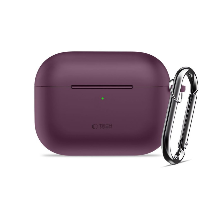 Tech-Protect Silicone Hook THP6103 Apple AirPods Pro 3 oplaadcase-hoesje, bordeaux