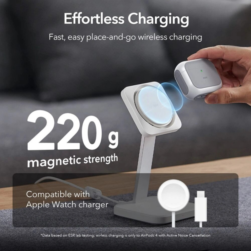 ESR Orbit HaloLock MagSafe-hoesje voor Apple AirPods 4, wit