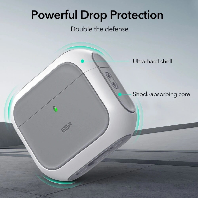 ESR Orbit HaloLock MagSafe-hoesje voor Apple AirPods 4, wit