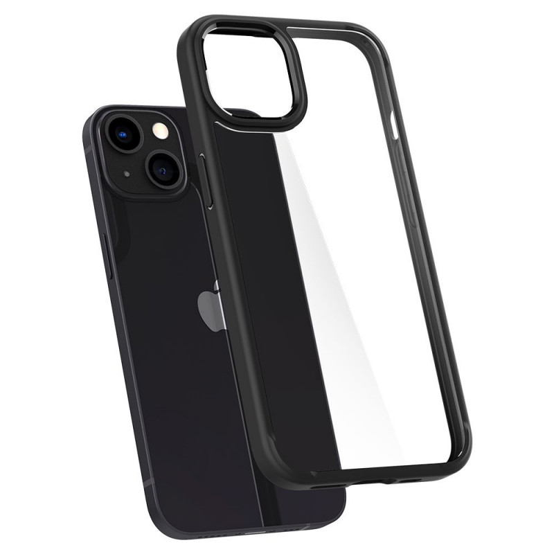 Spigen Ultra Hybrid Apple iPhone 13 hoesje, mat zwart