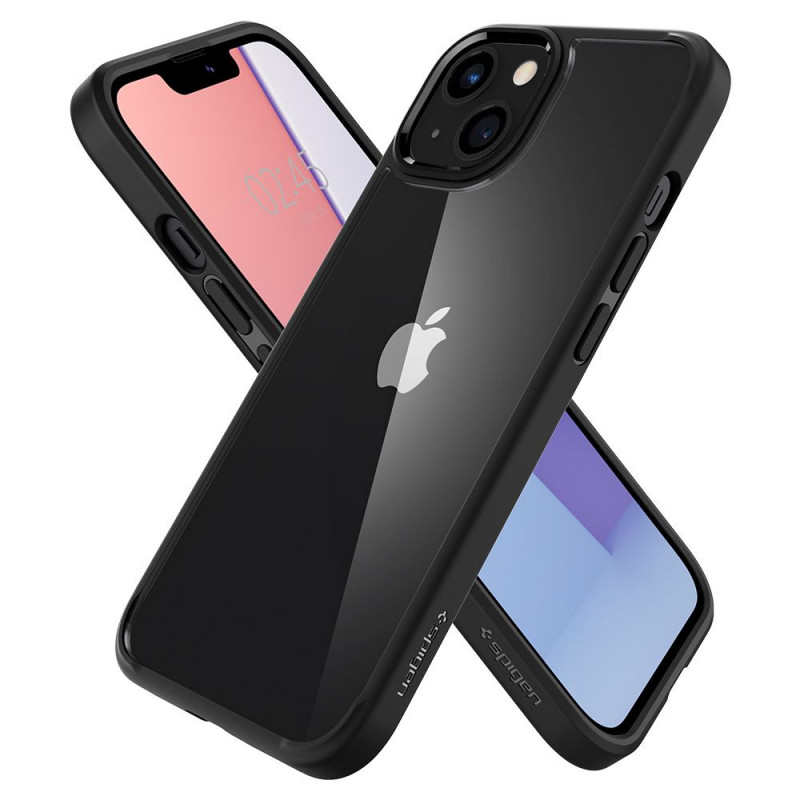 Spigen Ultra Hybrid Apple iPhone 13 hoesje, mat zwart