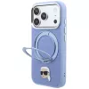 Karl Lagerfeld met Ring Stand 360 Karl Head Pin MagSafe-hoesje voor Apple iPhone 18 Pro Max / 17 Pro Max, lichtblauw (KF003238)