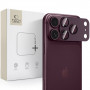 Tech-Protect Camfull Fit+ Apple iPhone 18 Pro cameralensbeschermer, bordeauxrood