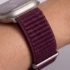 Tech-Protect Nylonloop Apple Watch 8 / 9 / 10 / 11 / 12 / SE / Ultra 44/45/46/49 mm horlogeband, Deep Burgundy