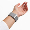 Tech-Protect Nylonloop Apple Watch 8 / 9 / 10 / 11 / 12 / SE / Ultra 44/45/46/49 mm horlogeband, lichtgrijs