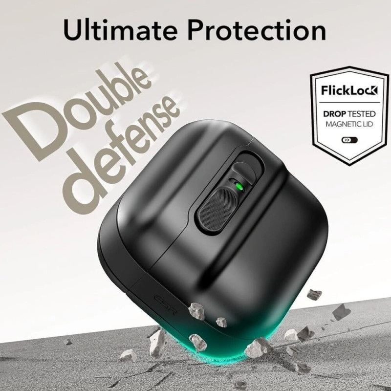 ESR Pulse HaloLock MagSafe-hoesje voor Apple AirPods 4, zwart