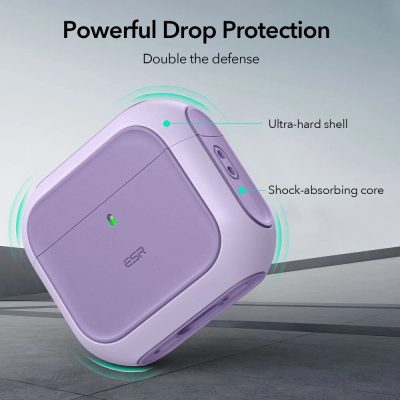 ESR Orbit HaloLock MagSafe-hoesje voor Apple AirPods 4, paars