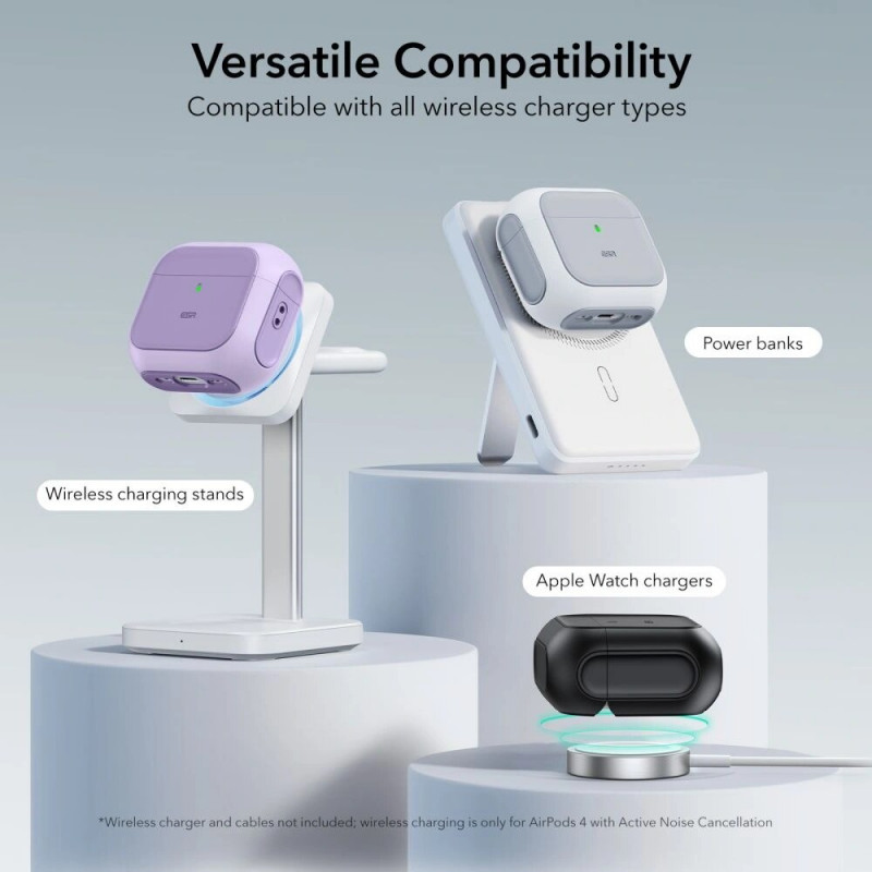 ESR Orbit HaloLock MagSafe-hoesje voor Apple AirPods 4, paars