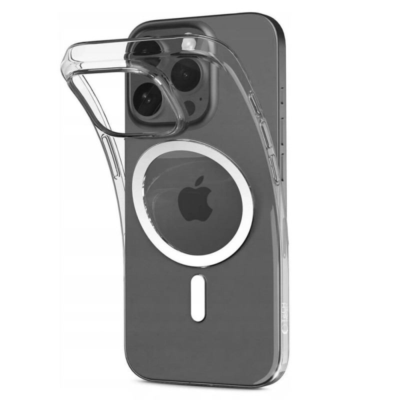 Tech-Protect FlexAir MagSafe THP3578 hoesje voor Apple iPhone 15, transparant