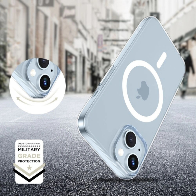Tech-Protect FlexAir MagSafe THP3578 hoesje voor Apple iPhone 15, transparant