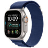 Tech-Protect Nylon Pro Apple Watch 8 / 9 / 10 / 11 / 12 / SE / Ultra 44/45/46/49 mm horlogeband, marineblauw
