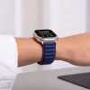 Tech-Protect Nylon Pro Apple Watch 8 / 9 / 10 / 11 / 12 / SE / Ultra 44/45/46/49 mm horlogeband, marineblauw